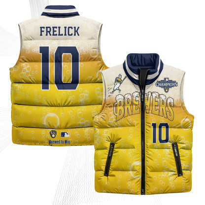 MIL 2026 NL Division Champs Puffer Vest - Printed