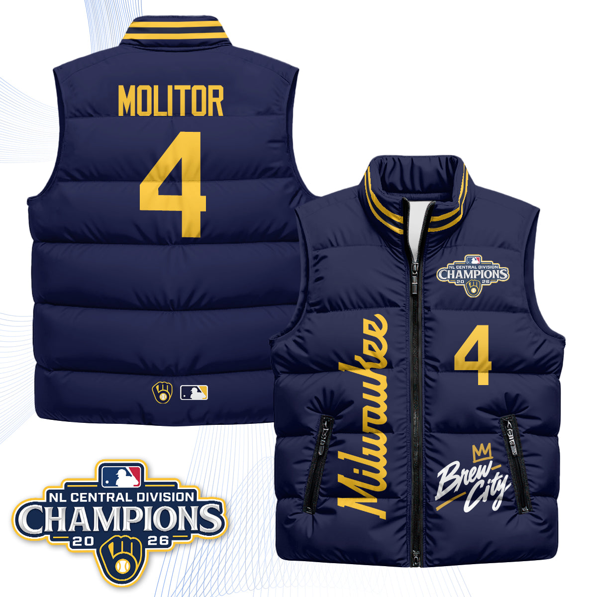 MIL "Brew City" Puffer Vest V2 - Printed