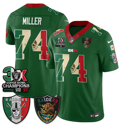 LVR 3X Champs Mexico Edition Vapor Jersey - Stitched