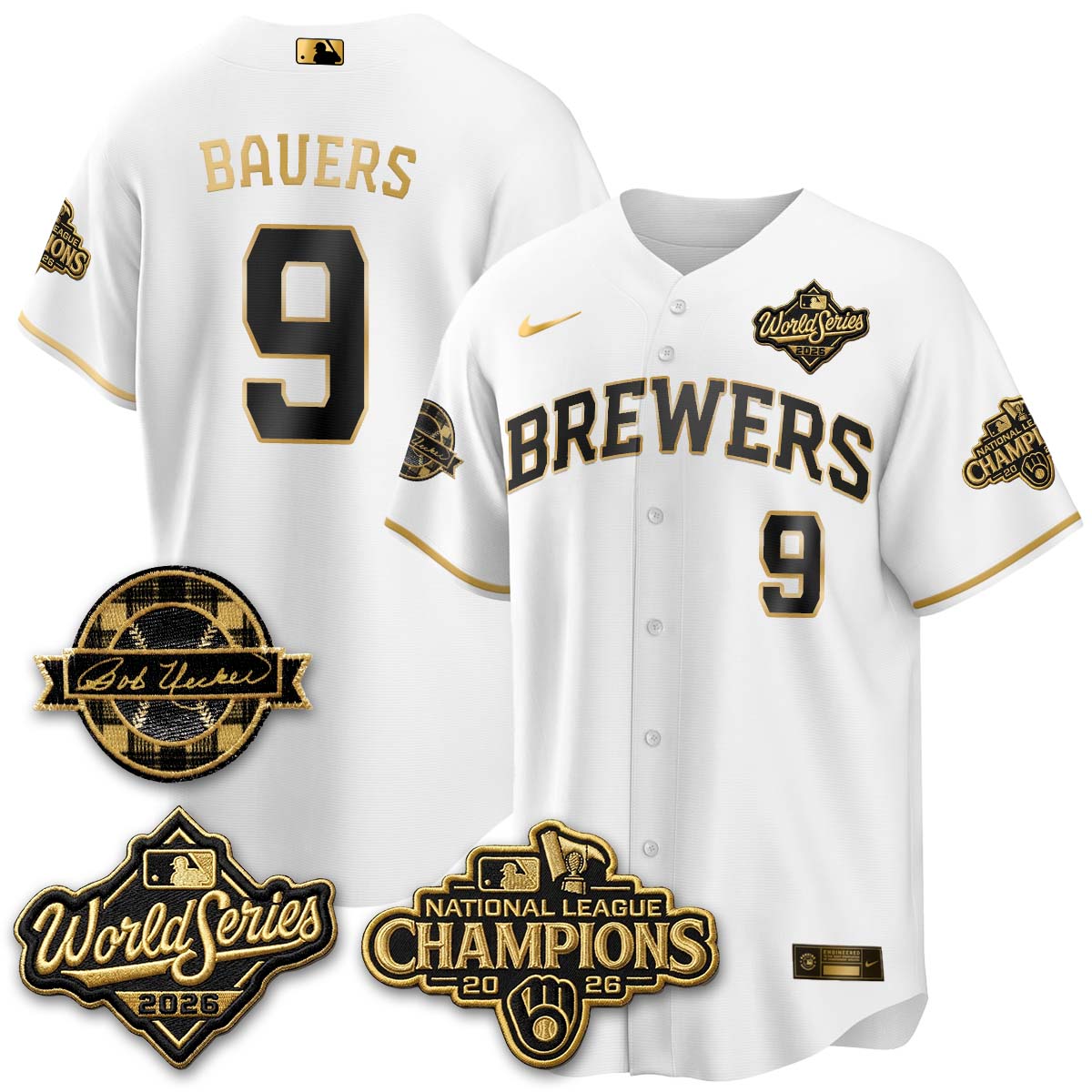 MIL 2026 NL Champions - Uecker Patch Navy Limited Edition - Stitched N1