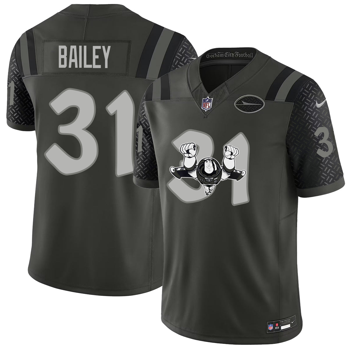 New York Jets x Infinity & Beyond Hero Edition Vapor Jersey - Stitched
