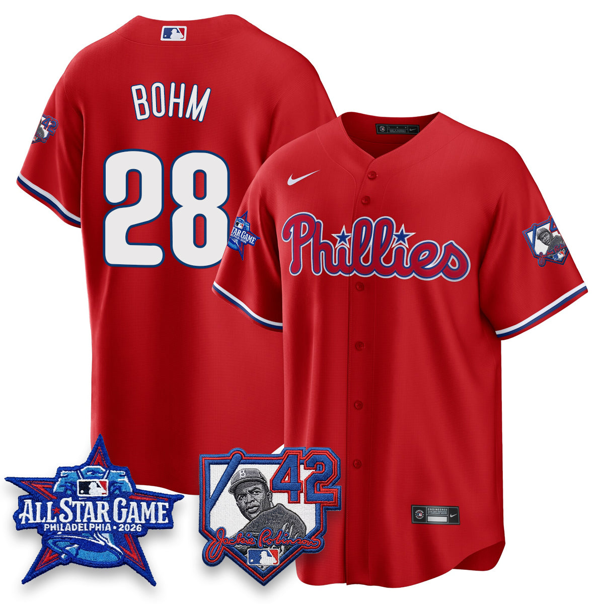 PHI 2026 Jackie Robinson New Era - All Star Game Vapor Limited Jersey - All Stitched