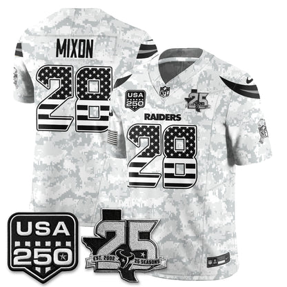 Houston Texans 2026 Salute to Service Edition Vapor Jersey - Stitched