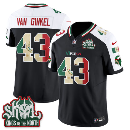 Minnesota Vikings Mexico Edition Vapor Jersey - Stitched