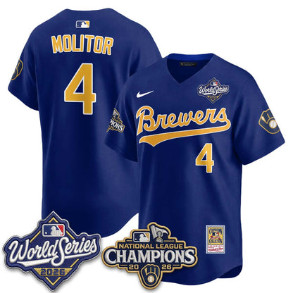 MIL 2026 NL Champions Throwback Jersey - Stitched