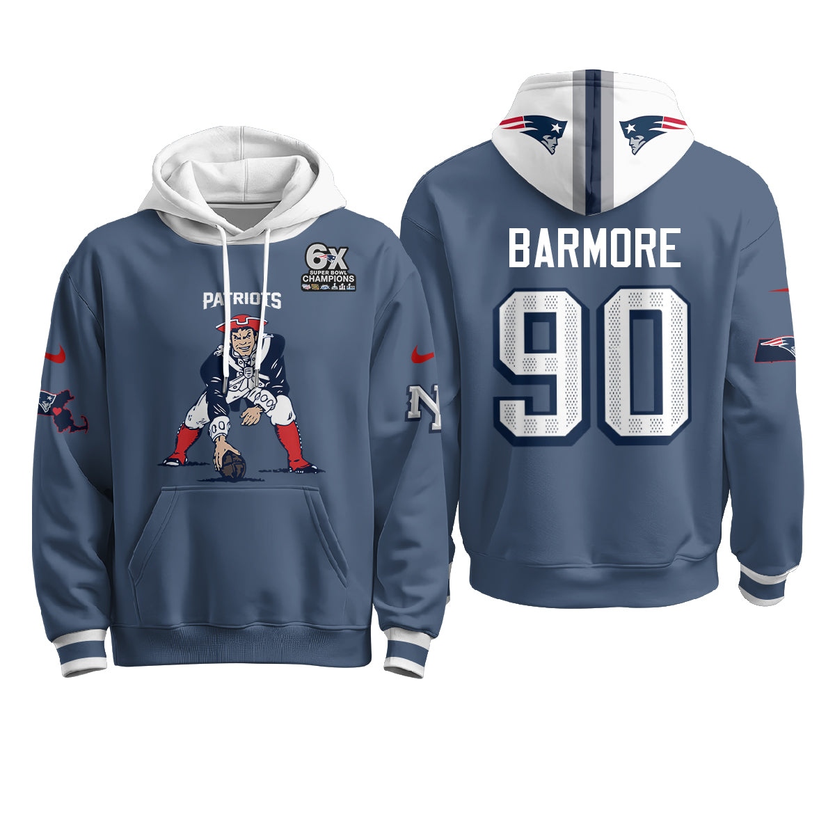 NE Minuteman Edition Hoodie - Stitched