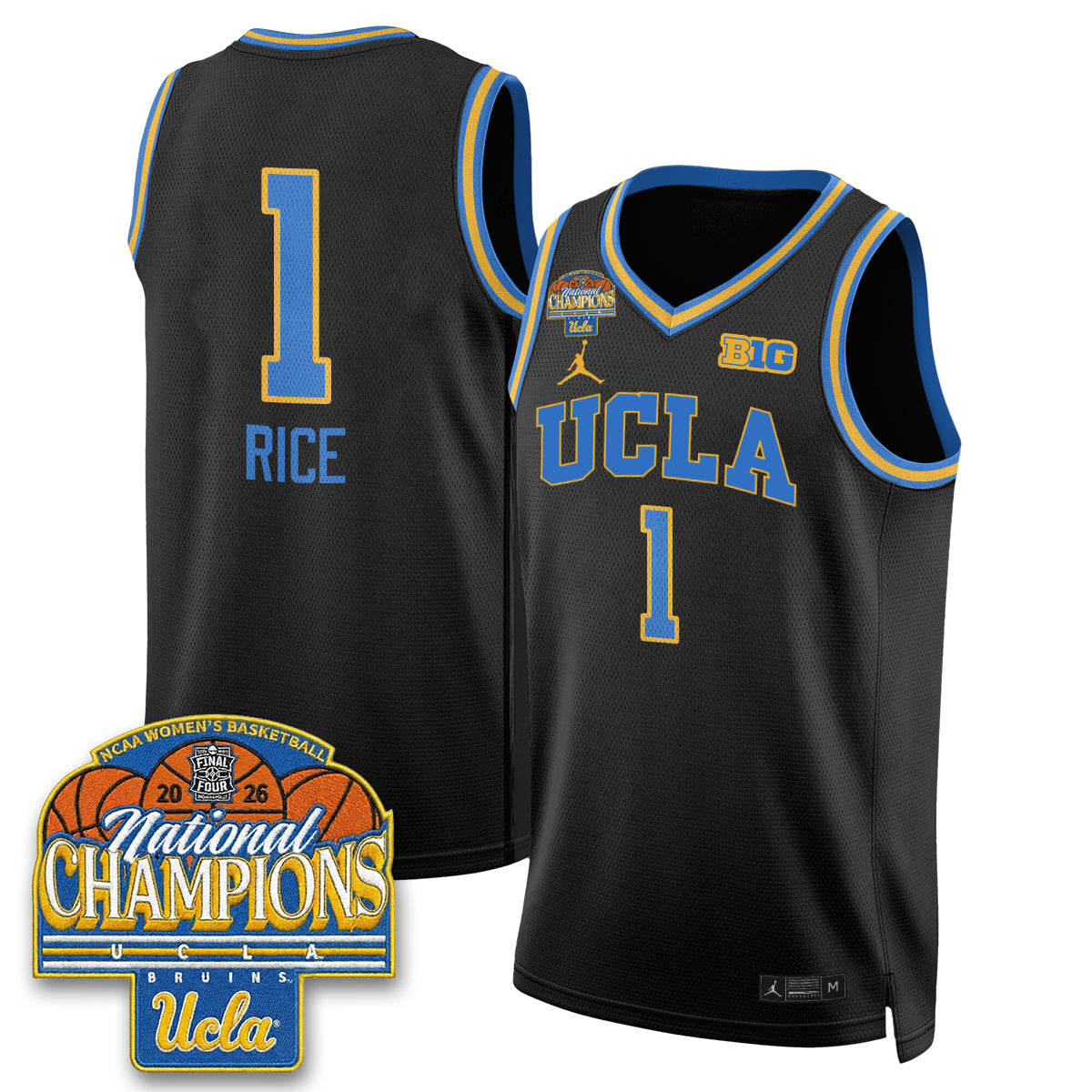 UCLA Women's Basketball National Champion 2026 Limited Jersey -  All Stitched