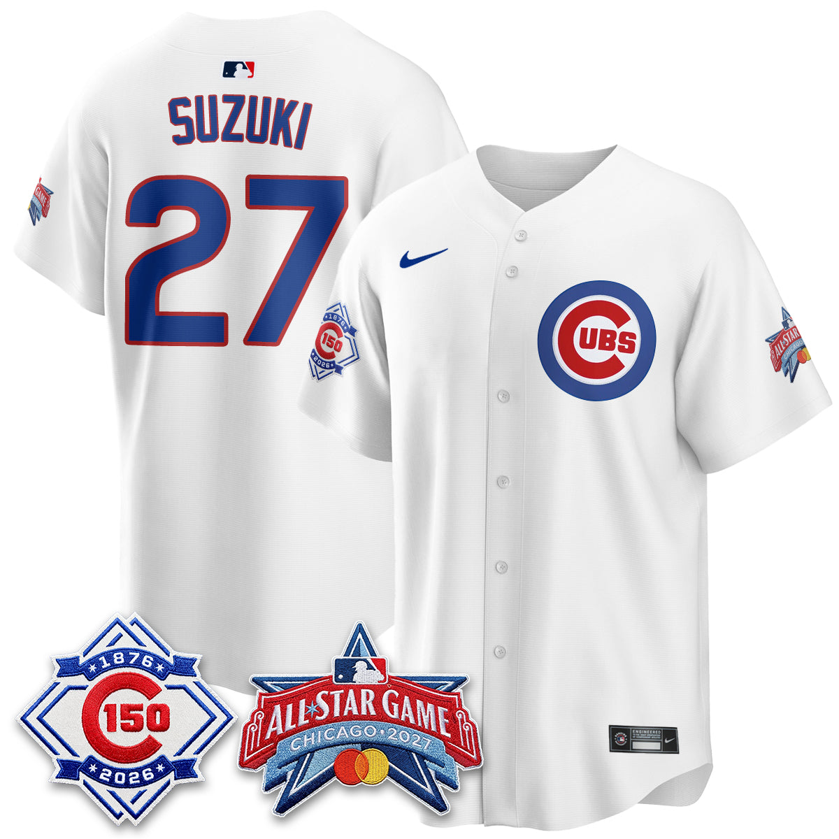 Chicago Cubs 2027 All Star Game Vapor Limited Jersey - Stitched