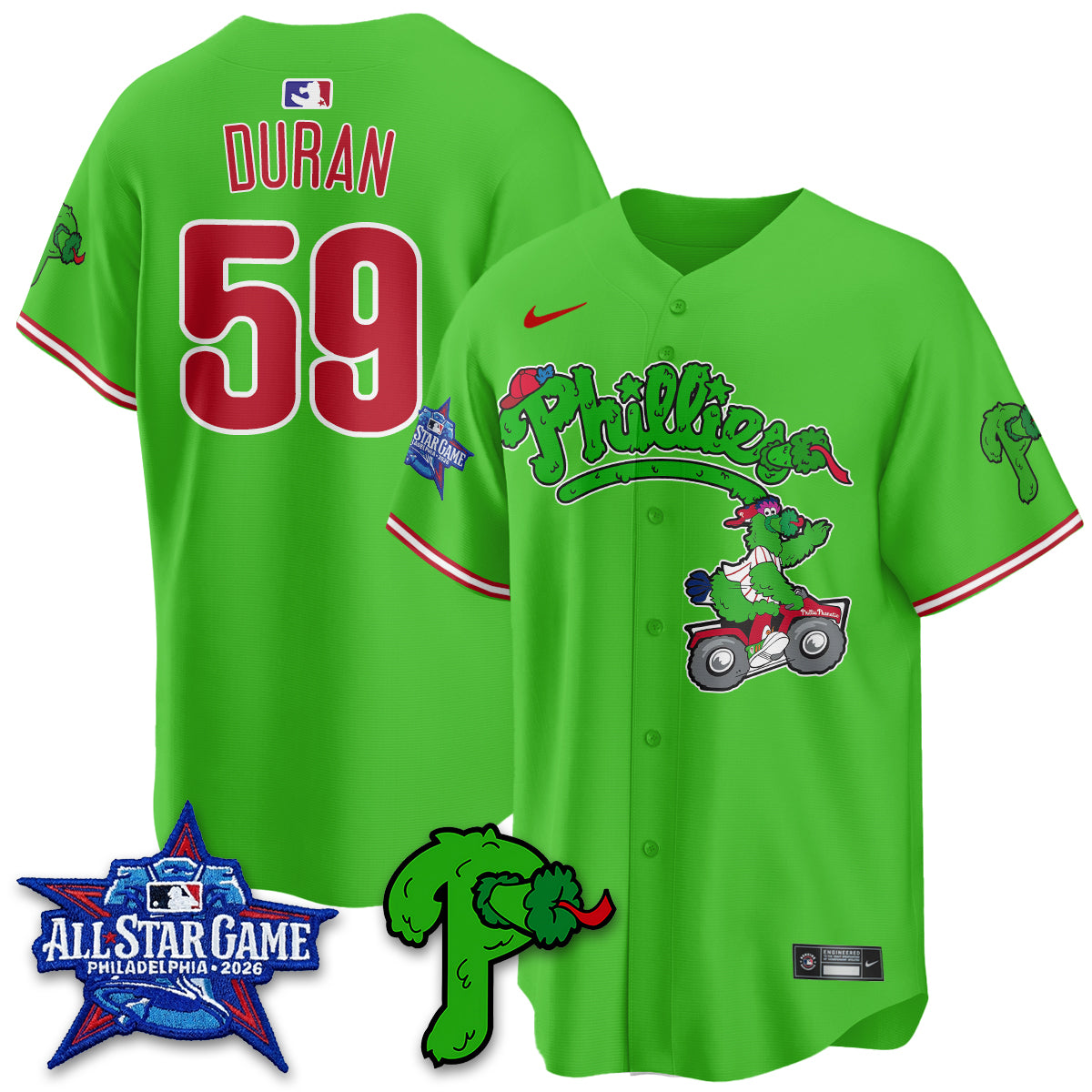 Philadelphia Phillies Phanatic Vapor Limited Jersey V2- Stitched