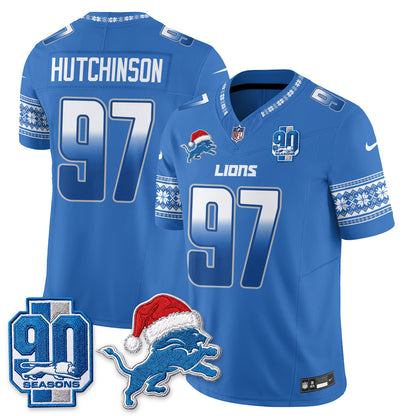 DET Xmas Edition Vapor Jersey - Stitched