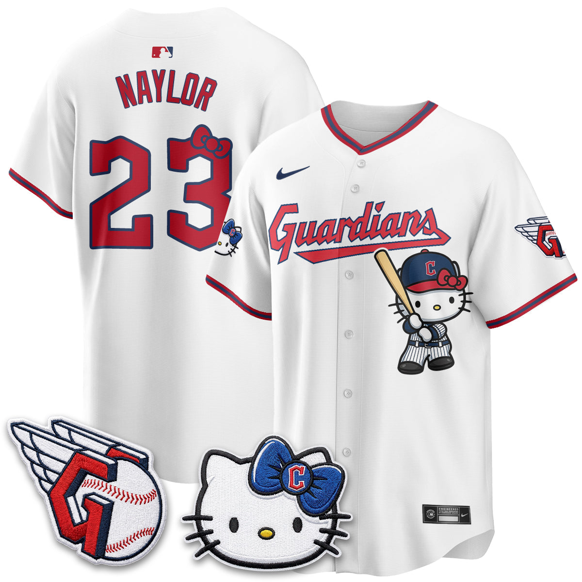 Cleveland Guardians x Meow KT Vapor Jersey - Stitched