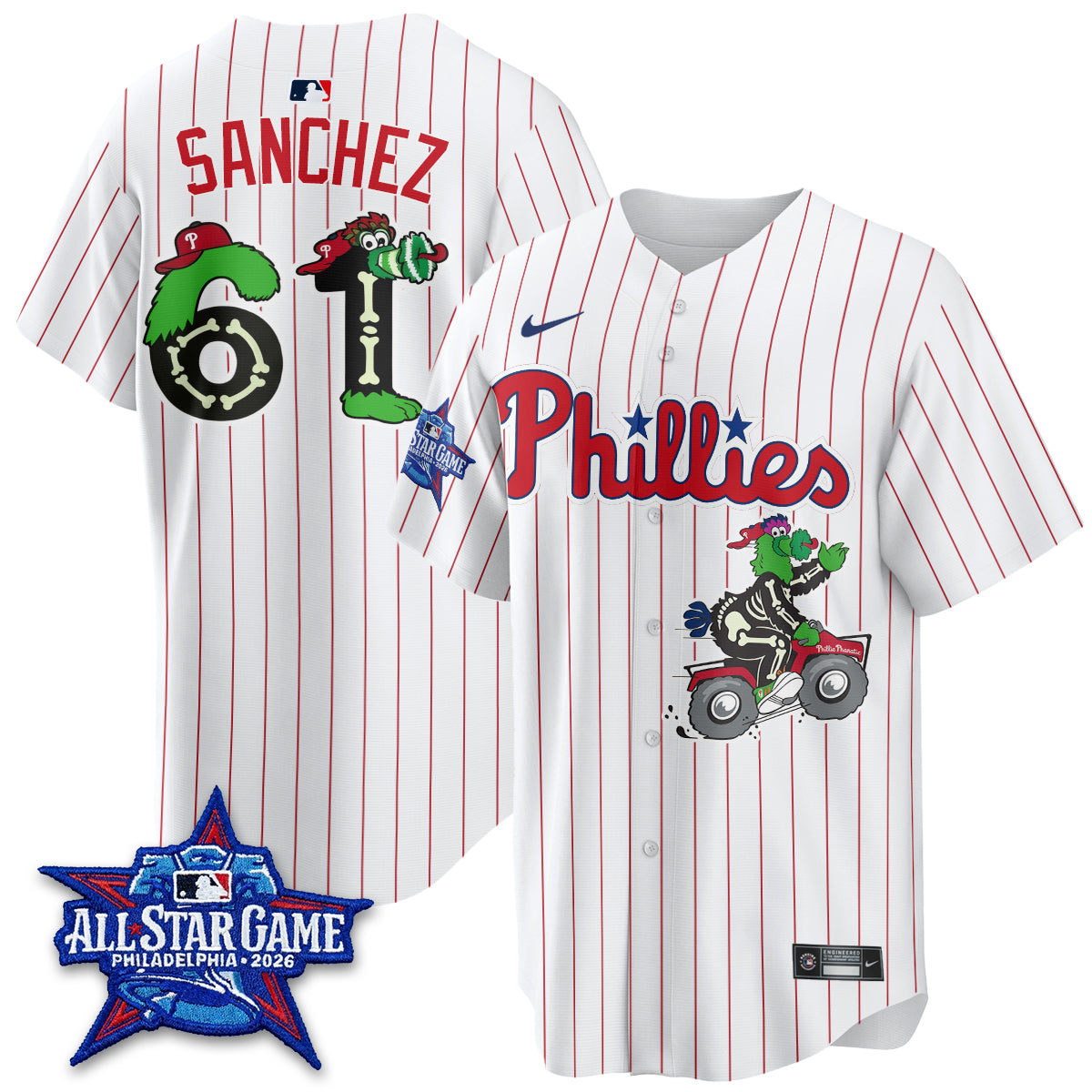 PHI Skeleton Edition Vapor Jersey - Stitched