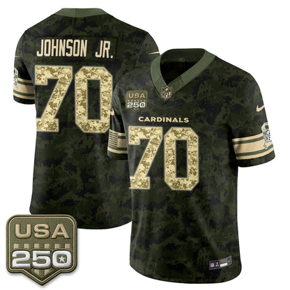 ARI 2026 Salute to Service Vapor Jersey - Stitched