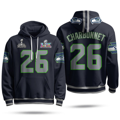 SEA S.Bowl Champs Fleece Hoodie - Printed