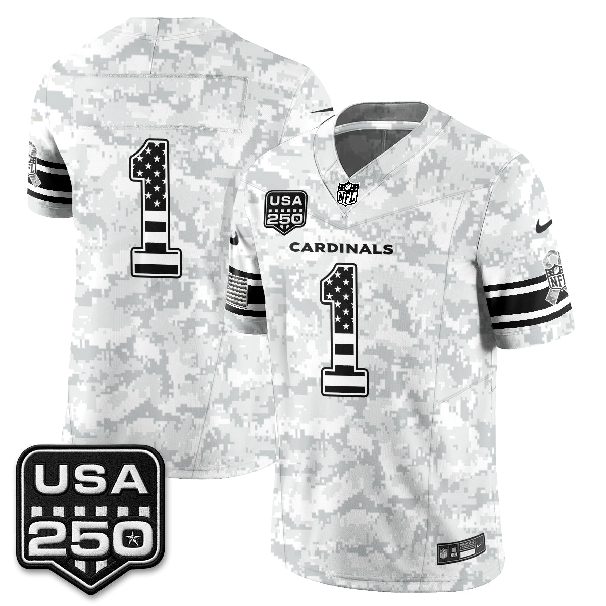 ARI 2026 Salute to Service Vapor Jersey - Stitched