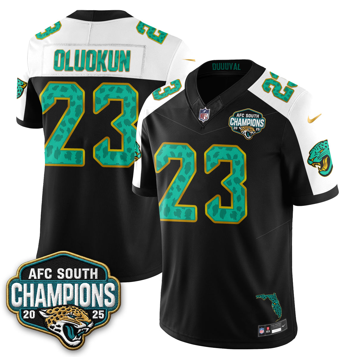 Jacksonville Jaguars Fangear Edition Vapor Jersey - Stitched