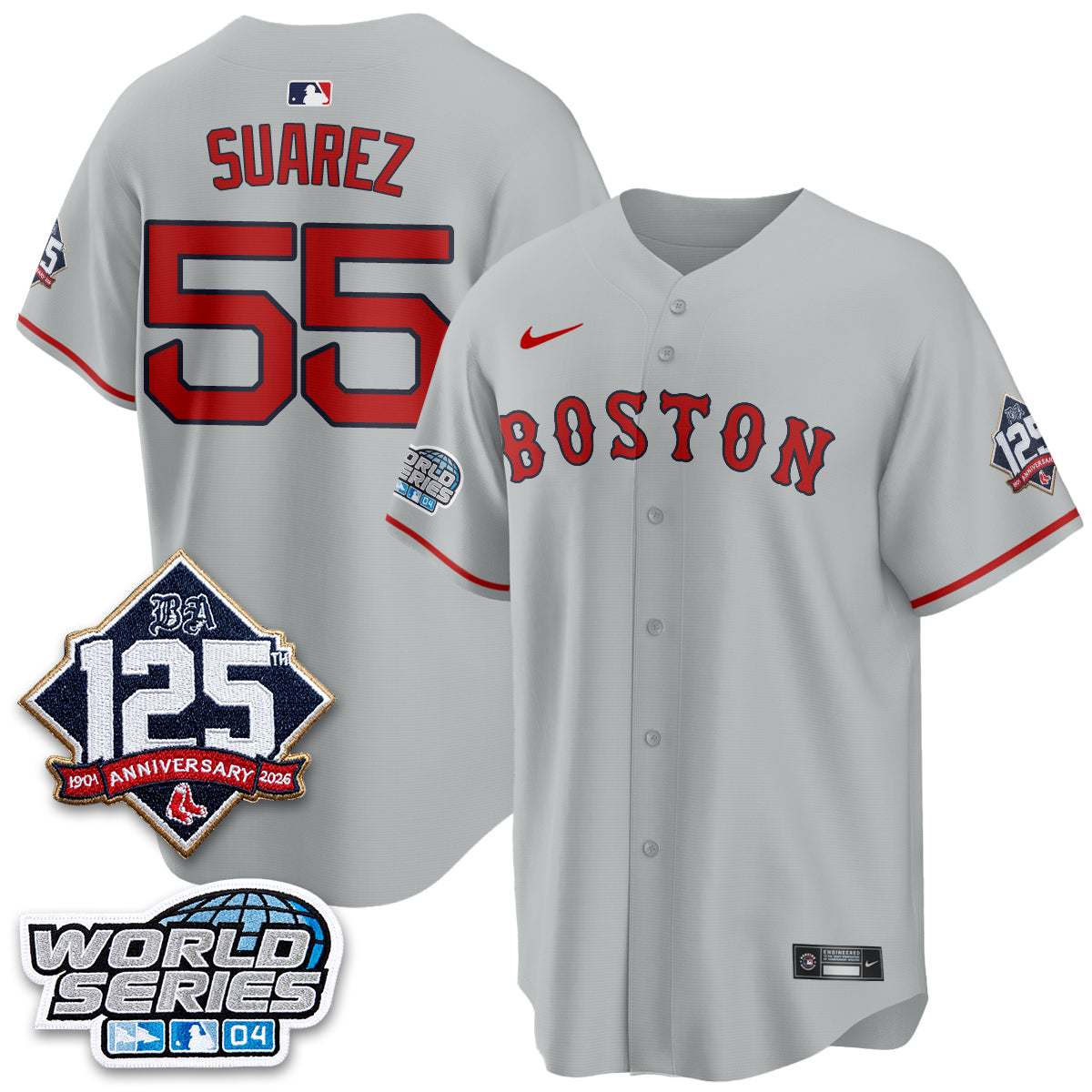 Boston Red Sox Throwback 2004 Vapor Jersey - Stitched
