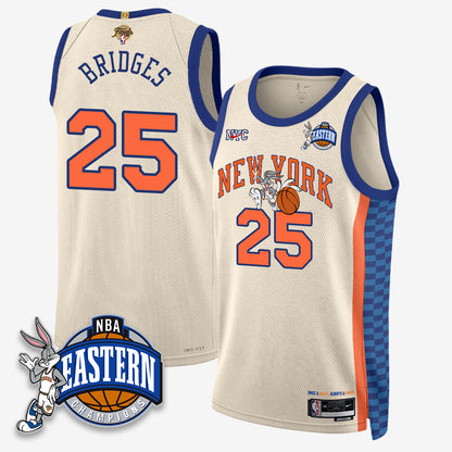 New York Knicks 2026 NBA Finals x Bunny Vapor Jersey - Stitched