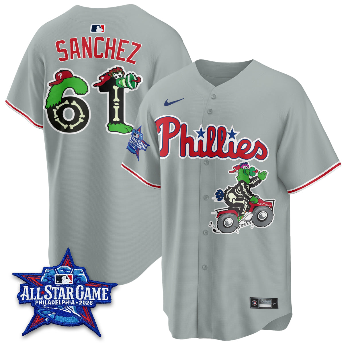 PHI Skeleton Edition Vapor Jersey - Stitched