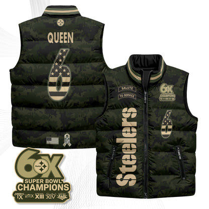 PIT 2026 Salute to Service Puffer Vest - Printed