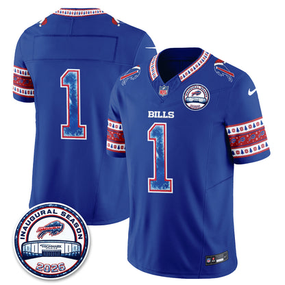 BUF Xmas Edition Vapor Jersey - Stitched