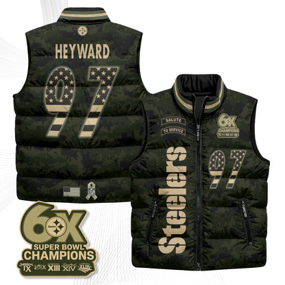 PIT 2026 Salute to Service Puffer Vest - Printed