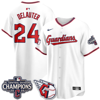CLE 2026 AL Central Champs Vapor Jersey - Stitched