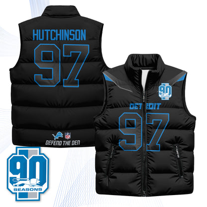 DET Xmas 2026 Rivalries Puffer Vest - Printed