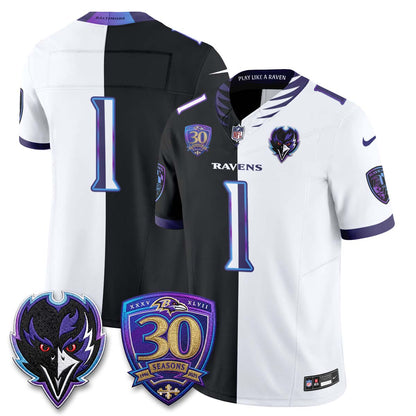 Baltimore Ravens The Next Flight Split Vapor Jersey - Stitched