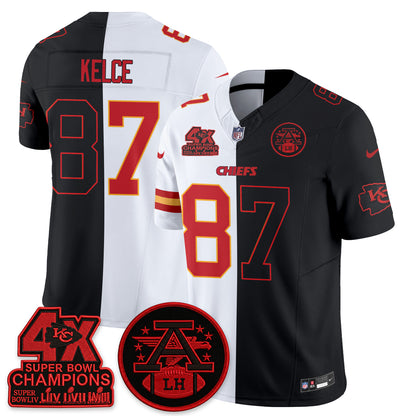 Kansas City Chiefs Split Edition Vapor Jersey - Stitched