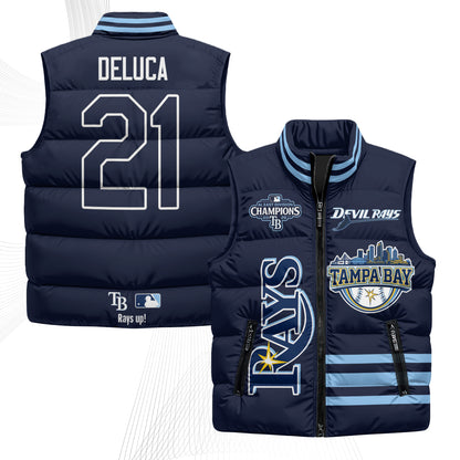 TB "Devil Rays" Puffer Vest - Printed