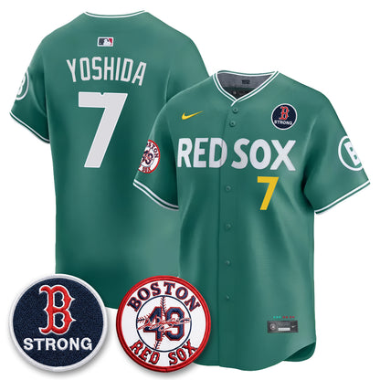 BOS Tim Wakefield Memorial Patch Vaper Premier Limited Jersey - All Stitched V2