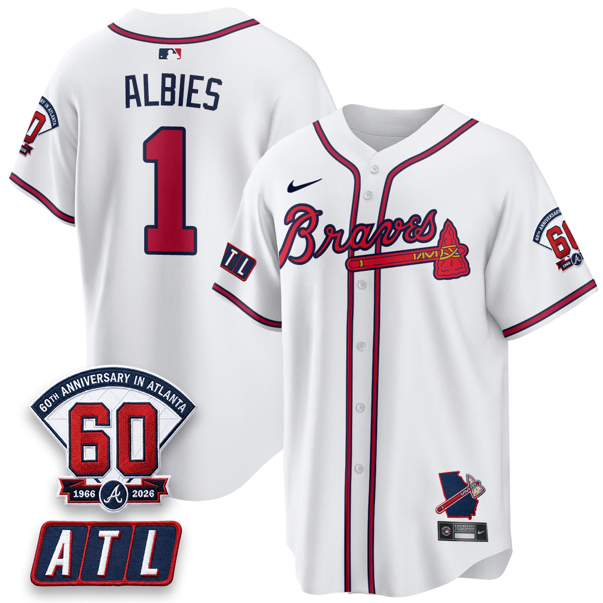 ATL 2026 60th Anniversary Vapor City Connect Limited Jersey - All Stitched