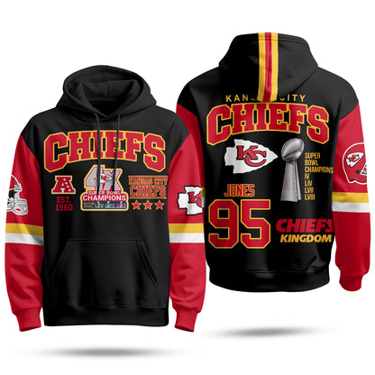 KC 4X Champs Gold Edition Fleece Hoodie - Printed