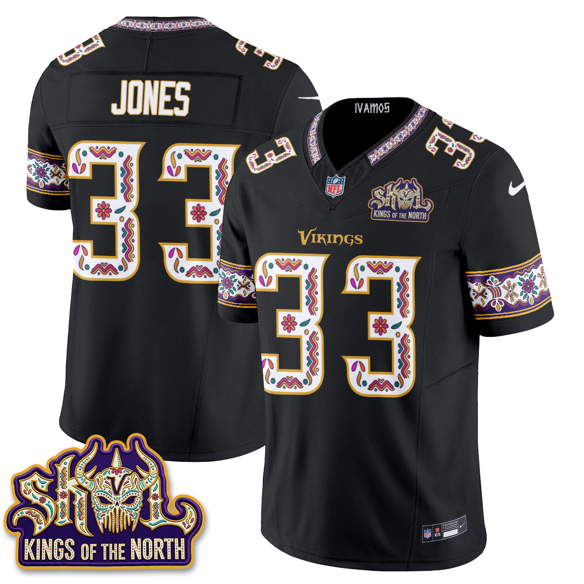 Minnesota Vikings  Latino Heritage Month Vapor Jersey - Stitched