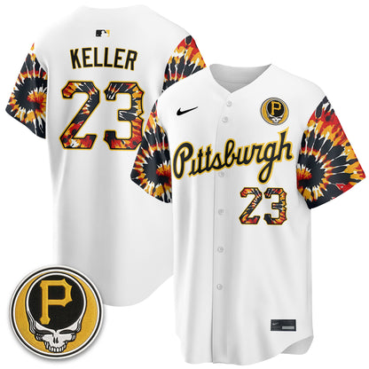 Pittsburgh Pirates x Grateful Dead Vapor Limited Jersey - Stitched