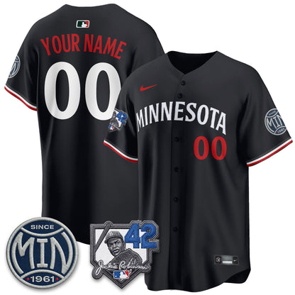 MIN 2026 Jackie Robinson Day Vapor Limited Custom Jersey - All Stitched