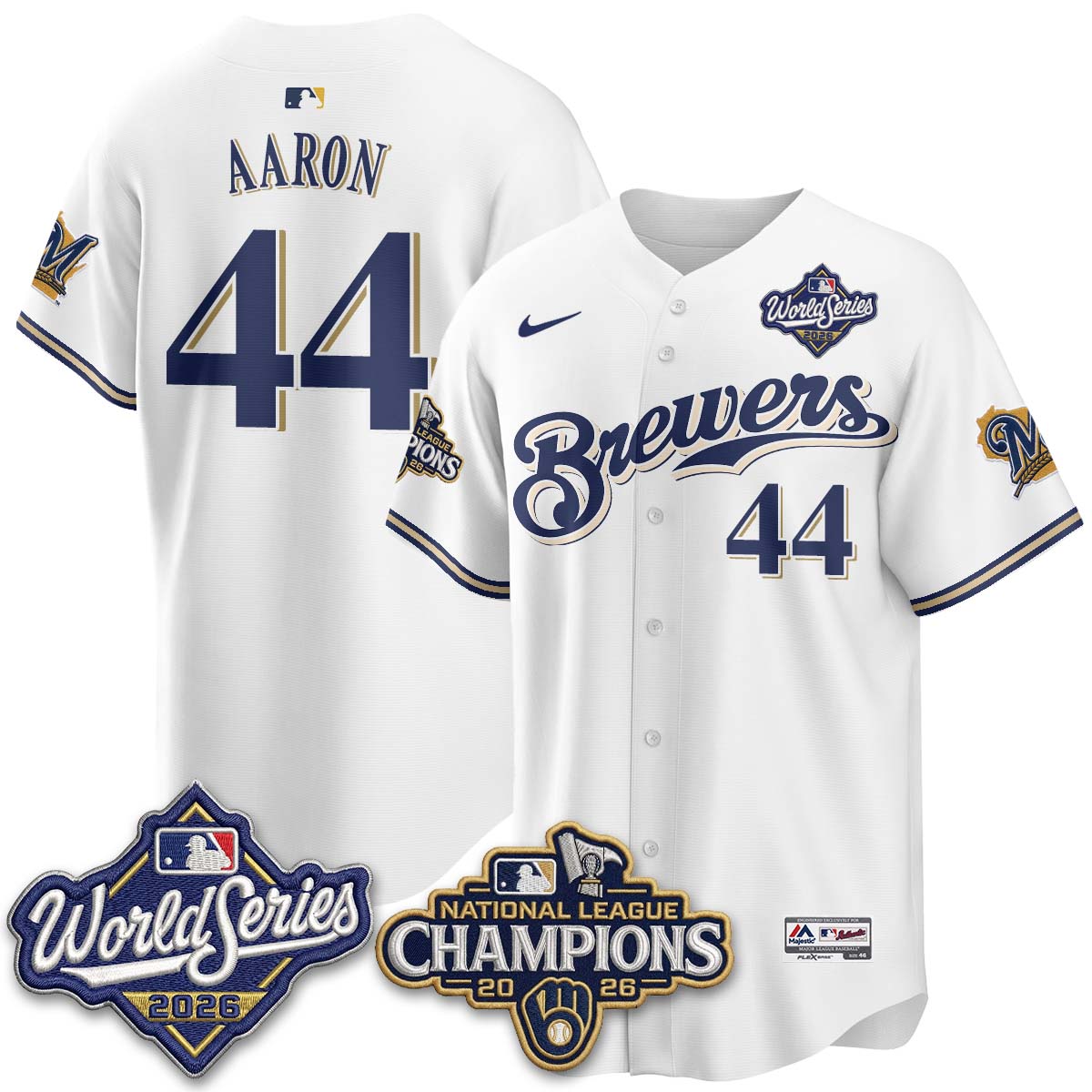 MIL 2026 NL Champions Throwback Jersey - Stitched