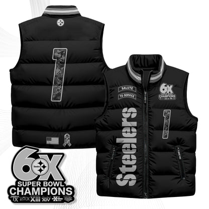 PIT 2026 Salute to Service Puffer Vest - Printed