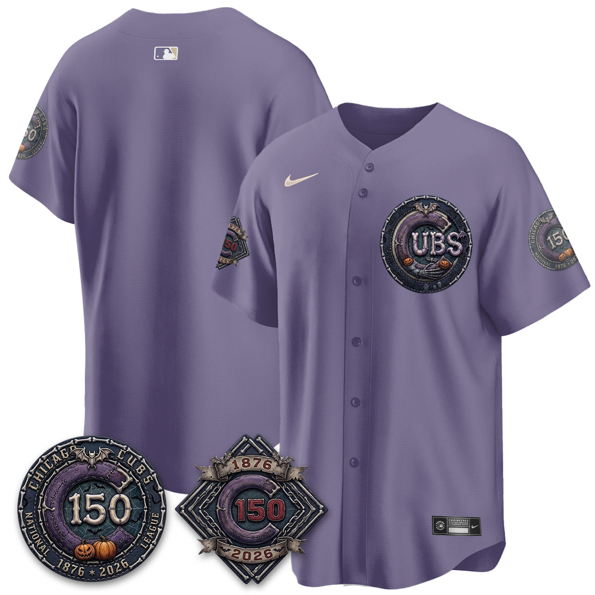 Chicago Cubs Nightmare Edition Vapor Limited Jersey - Printed