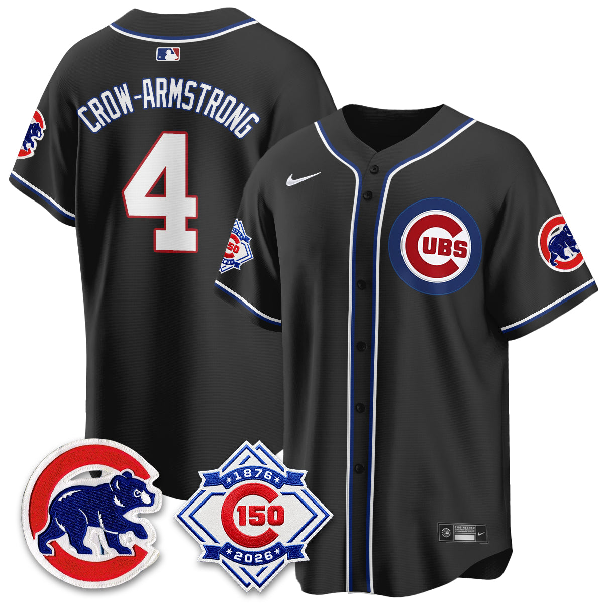 CHC 150th Anniversary Black Out Style Vapor Premier Limited Jersey - All Stitched (1)
