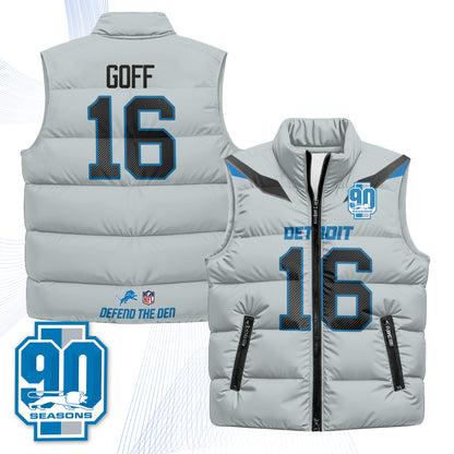 DET Xmas 2026 Rivalries Puffer Vest - Printed