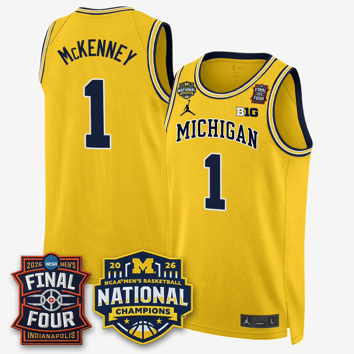 MICH 2026 NCAA Basketball Champions Limited Jersey - All Stitched