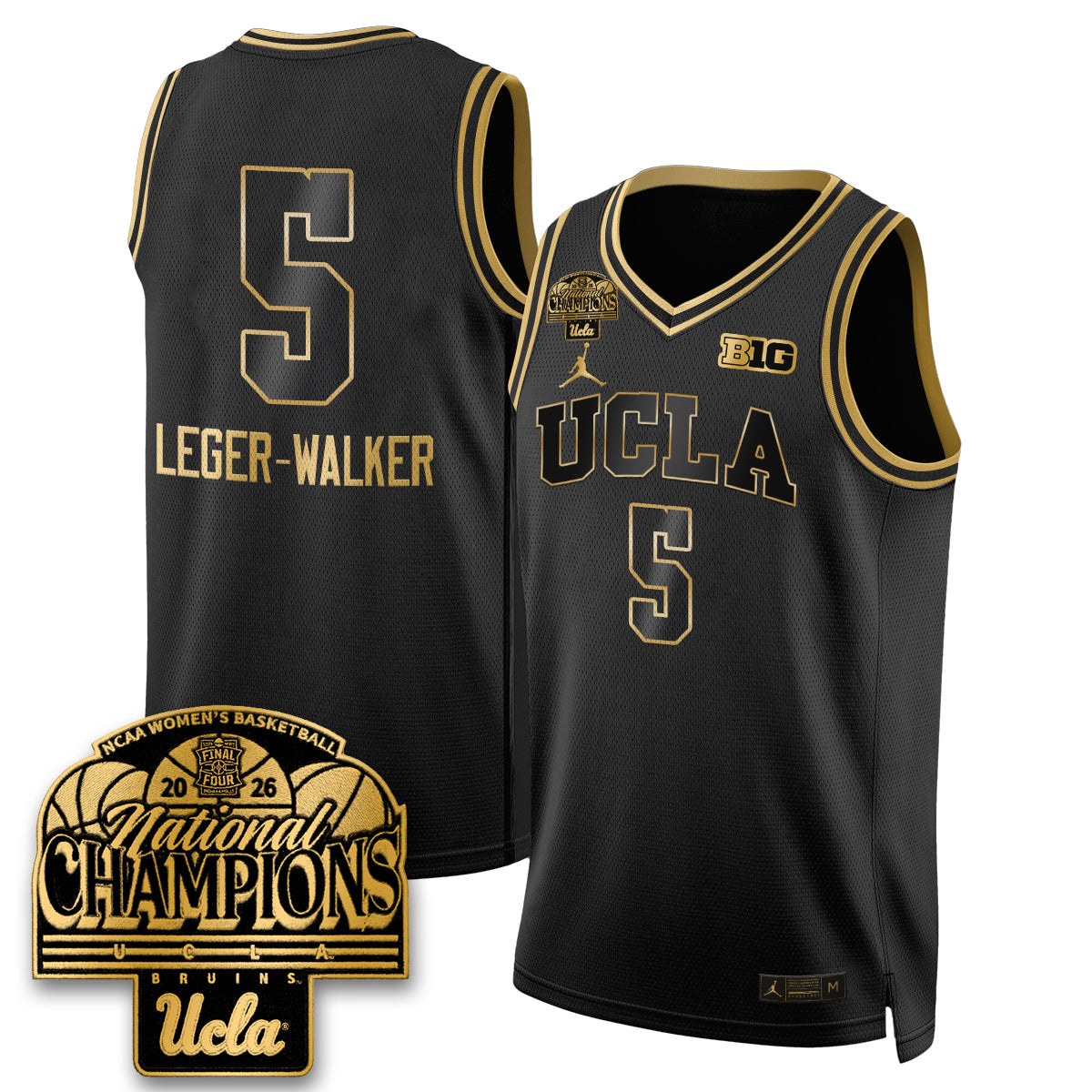 UCLA Women's Basketball National Champion 2026 Limited Jersey -  All Stitched