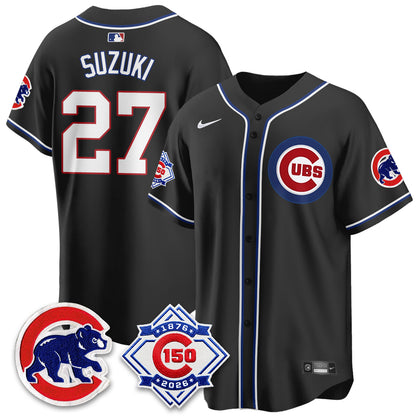 CHC 150th Anniversary Black Out Style Vapor Premier Limited Jersey - All Stitched (1)