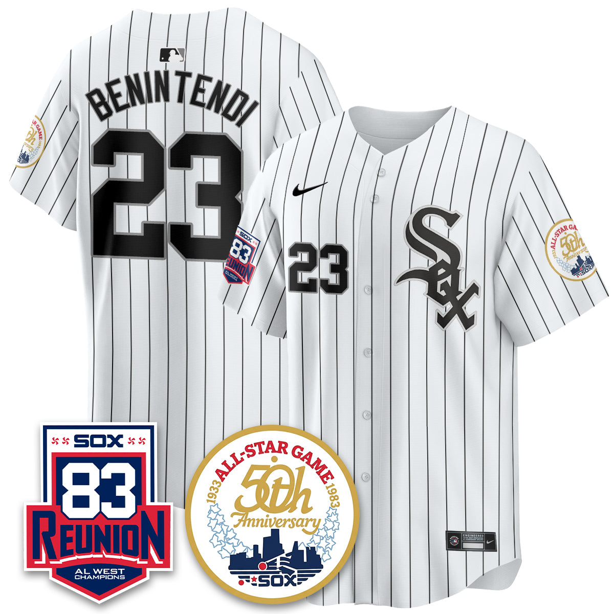 Chicago White Sox Reunion All West Champions Vapor Jersey - Stitched