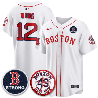 BOS Tim Wakefield Memorial Patch Vaper Premier Limited Jersey - All Stitched V2