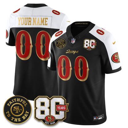 SF “Rivalries” Vapor Limited Custom Jersey - Faithful To The Bay Patch - All Stitched