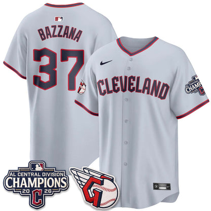 CLE 2026 AL Central Champs Vapor Jersey - Stitched