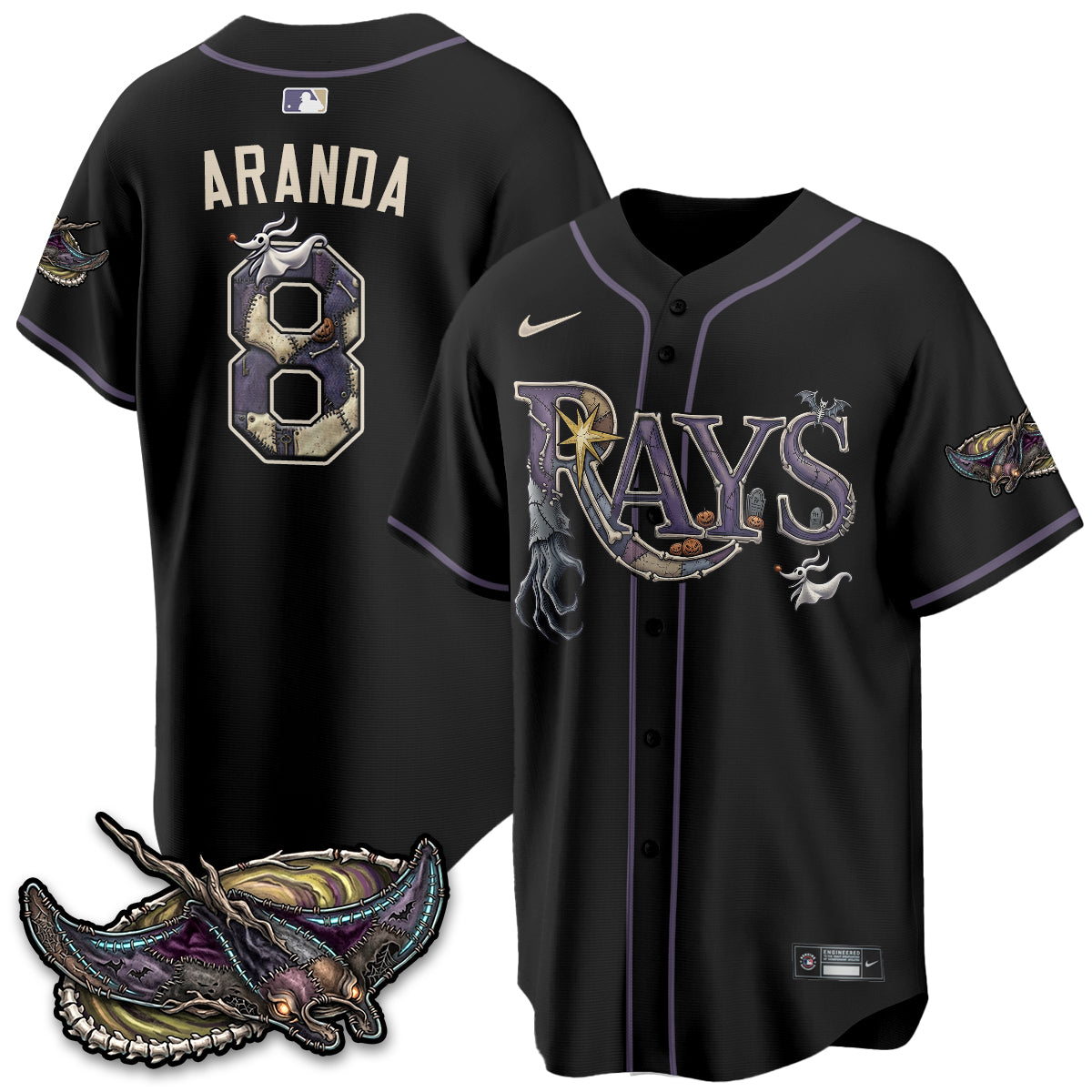 TB Nightmare Edition Vapor Jersey - Stitched